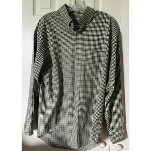 LL Bean Wrinkle Resistant Button Down Shirt Mens Size M (G)
